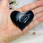 Black Agate Heart On Stand