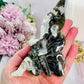 Peace & Tranquility ~ Divine Carved Druzy Moss Agate Chunky Fairy 14cm