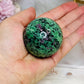 Ruby Zoisite Sphere on Stand 213g