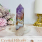 Crazy Lace Amethyst Tower 10.5cm