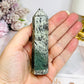Green Dentrictic Agate Tower 9cm