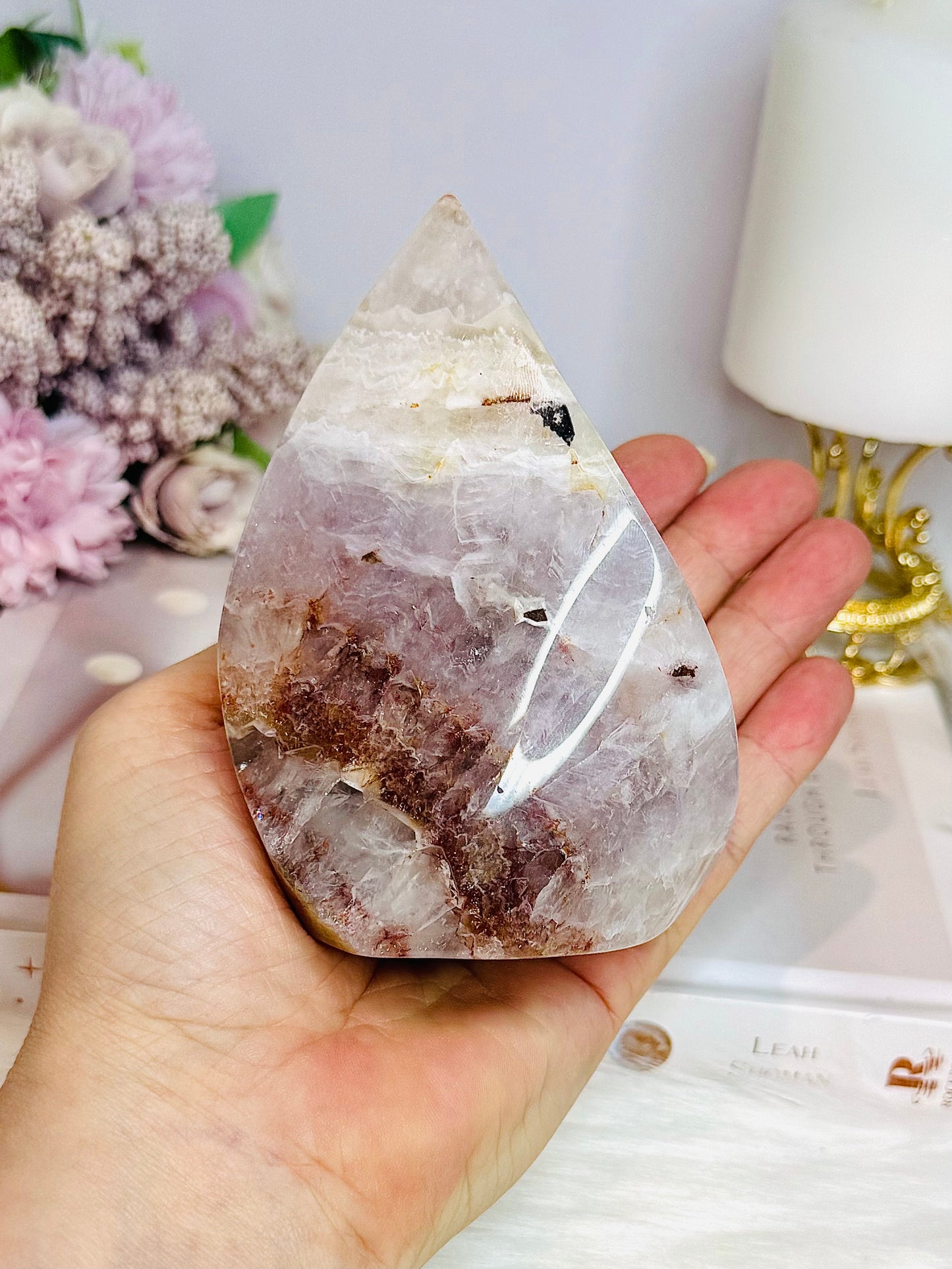 Natural Large Crazy Lace Amethyst Polished Freeform 11.5cm 480g