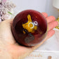Large Mookaite Jasper Sphere on Stand 604g