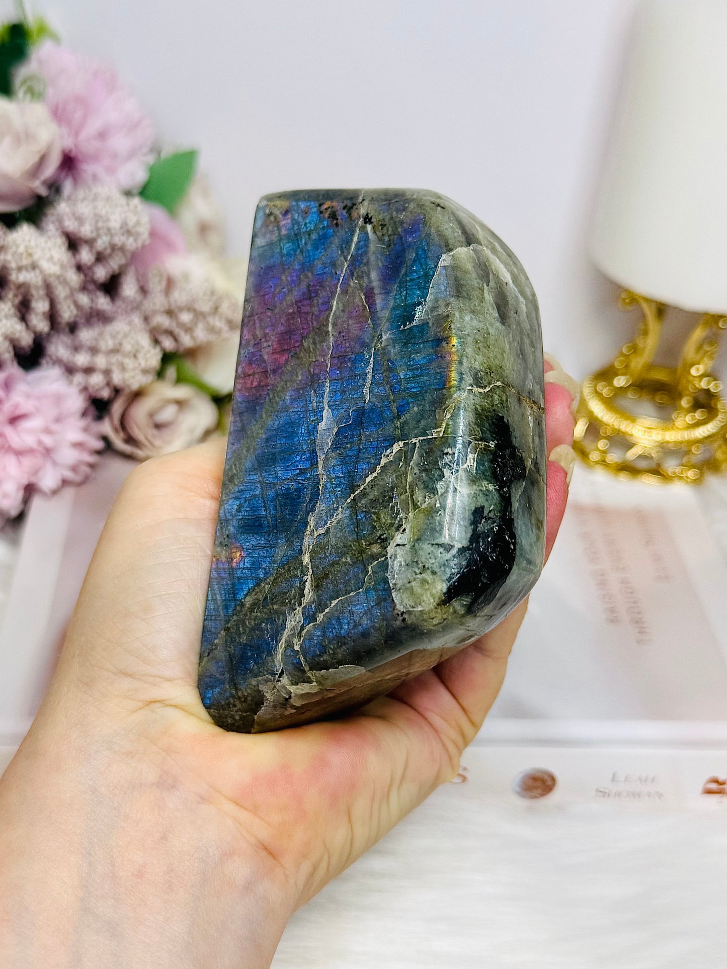 Chunky Large Labradorite Freeform 447g