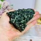 A Collectors Piece ~ Rare High Grade Green Hedenbergite Quartz Crystal Cluster 9.5cm 367g