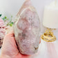 ⚜️ SALE ⚜️ Elegant Large 15cm 686gram Druzy Pink Amethyst Freeform From Brazil