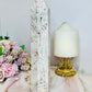 Large White Crazy Lace Agate Tower 23cm 686g