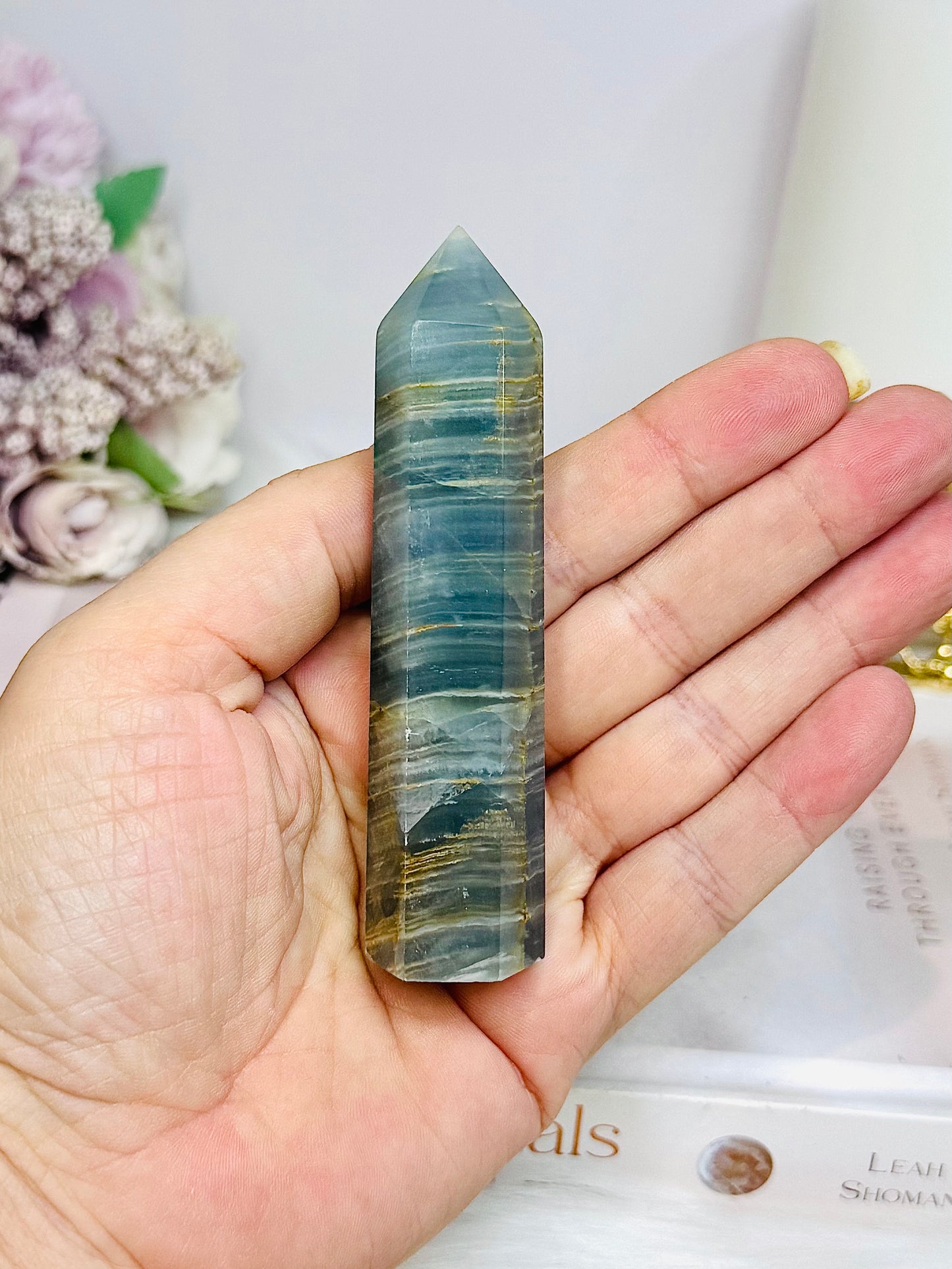 Blue Onyx Tower 9.5cm
