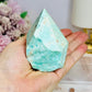 A Rare Stone ~ Chunky Natural Inca Turquoise Carved Freeform | Tower 7cm 233g
