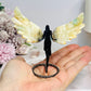 Sky Blue Quartz Angel Wings 9cm