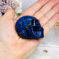 High Grade Blue Sodalite Carved Skull 6cm