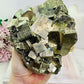 High Grade Incredible Large 1.53KG 13cm Cubed Pyrite Specimen