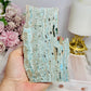 Natural Blue Hemimorphite Slab on Stand 13.5cm