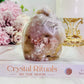 Druzy Flower Agate Freeform | Flame 9cm