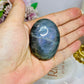 Labradorite Palm Stone with Purple Flash