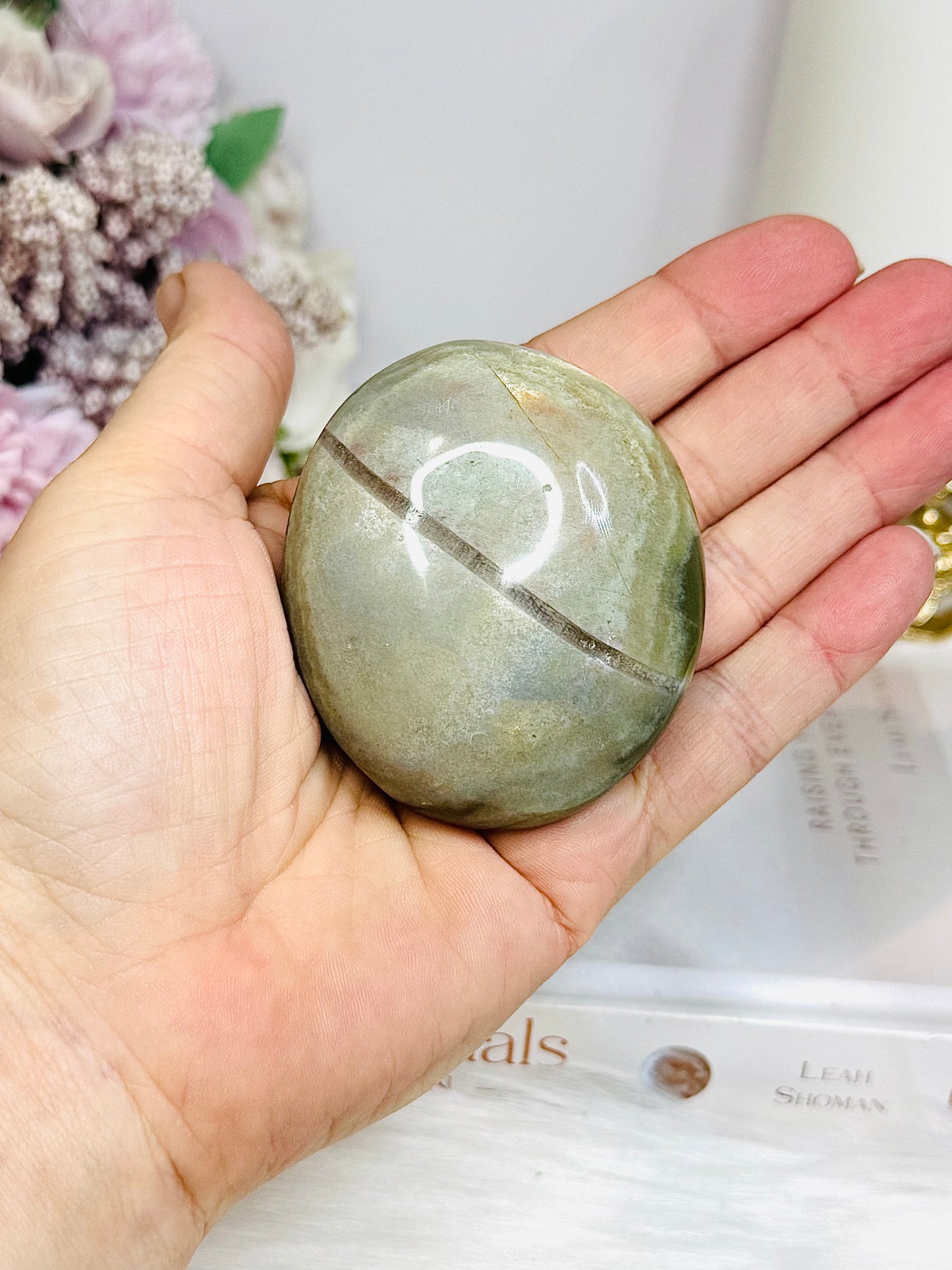 Ocean Jasper Palm Stone