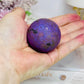 Natural Purpurite Sphere on Stand 148g
