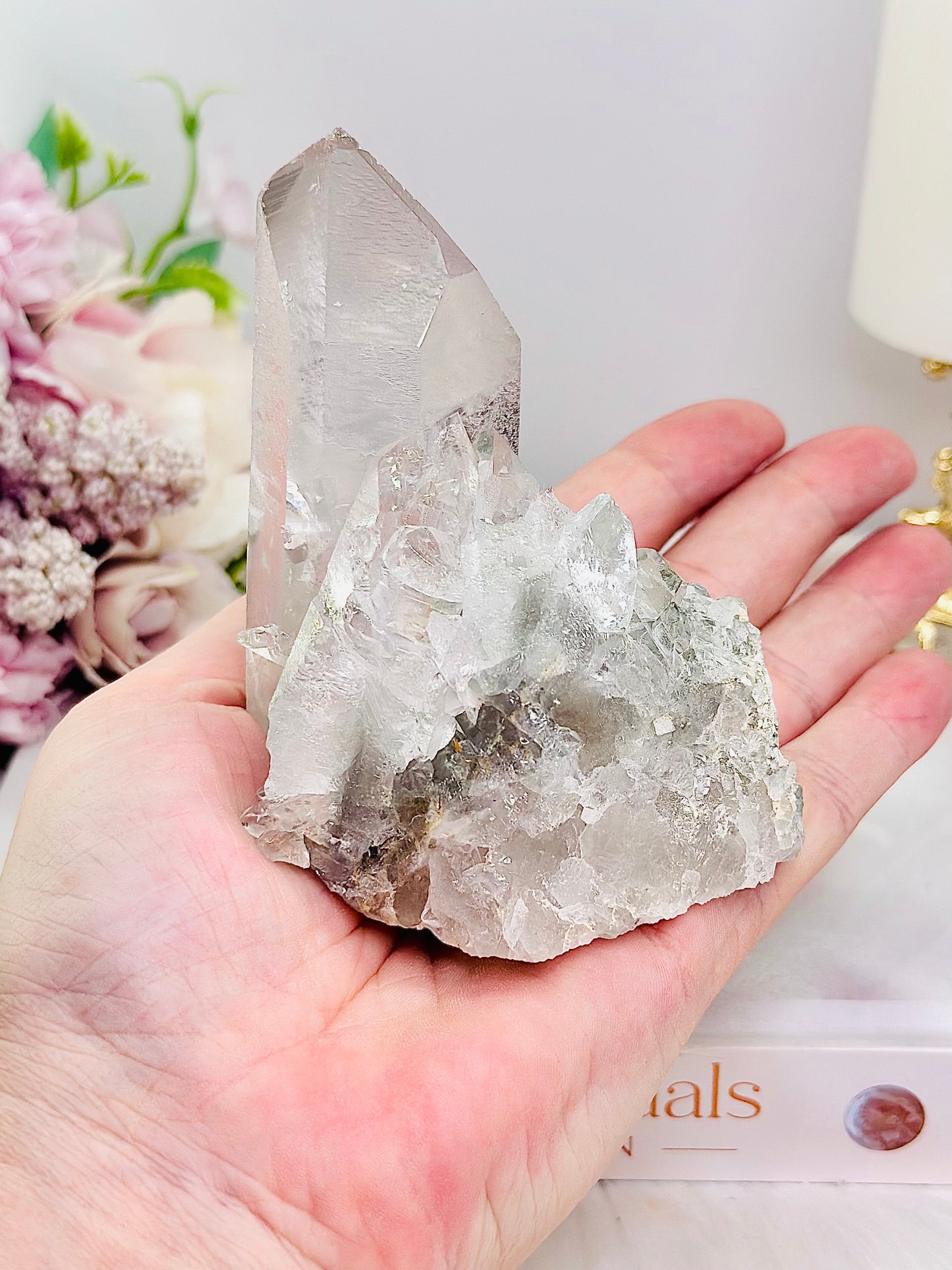 Stunning Natural Clear Quartz Specimen 282grams From Brazil