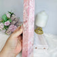 Huge Pink Peruvian Rhodochrosite Tower 29cm 993grams