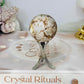 Flower Agate Sphere On Stand 74g