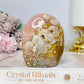 Flower Agate Druzy Freeform 8.5cm