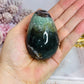 Moss Agate Druzy Egg On Stand 190g
