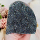 Large Chunky 777gram 11cm Aura Amethyst Base Cut Cluster From Brazil