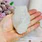 Clear Quartz Carved Owl 8cm 312g
