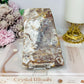 Mexican Lace Agate Slab on Stand 14cm