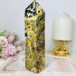 Large Orbicular Ocean Jasper Druzy Tower 18cm 531g