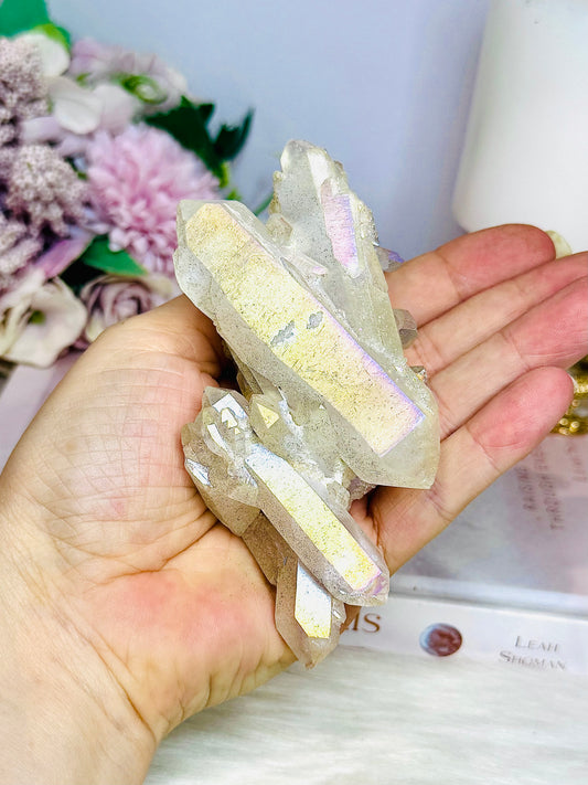Angel Aura Quartz Cluster 203g