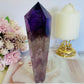 Wow!!! High Grade Large Amethyst Dragon Tooth Phantom Wand With Stunning Rainbows 18cm