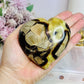 Large Septarian Druzy Sphere on Stand 373g