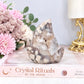 Druzy Flower Agate Fire Flame 10cm