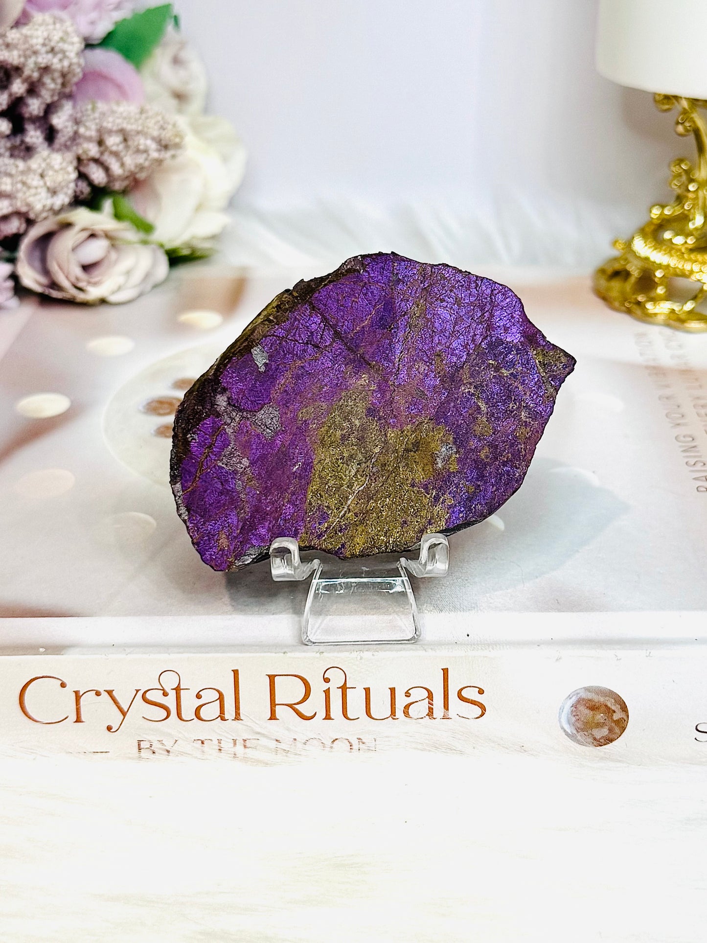 Purpurite Slab On Stand 7.5cm