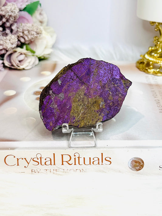 Purpurite Slab On Stand 7.5cm