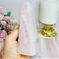 Large Chunky 13cm Rose Quartz Obelisk | Tower 367grams