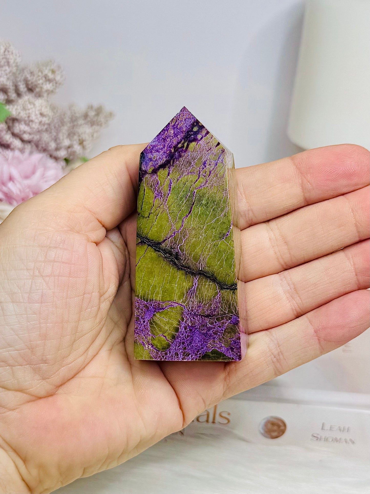 Rare Natural Stitchtite | Atlantisite Tower 7.5cm