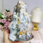 Large Ocean Jasper Carved Flame 17.5cm 1.49KG