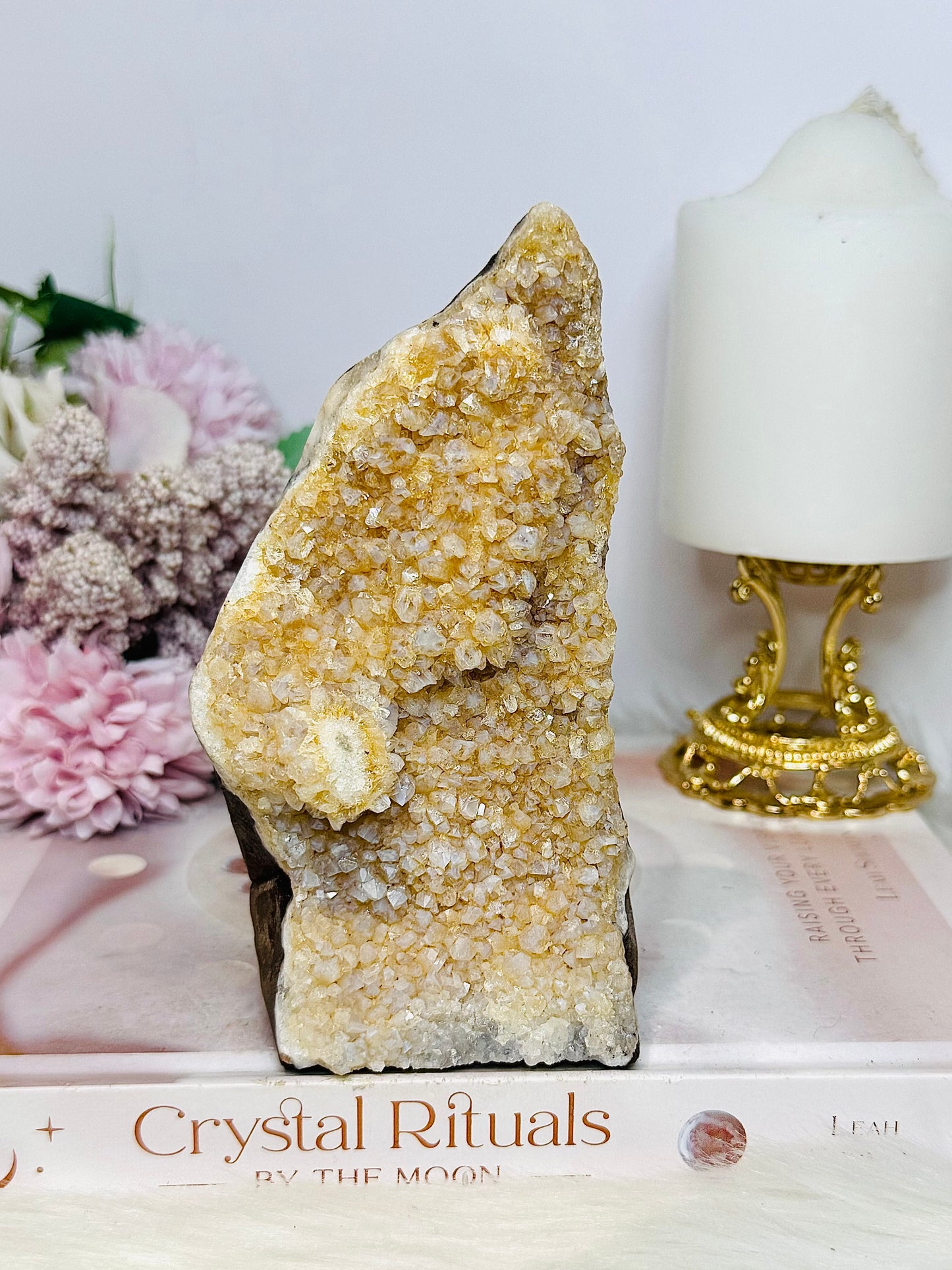 Natural Quartz Cut Base Cluster 14cm 615g