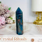 Blue Apatite Tower 8.5cm