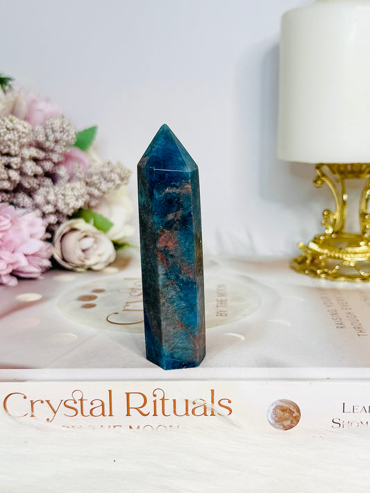 Blue Apatite Tower 8.5cm