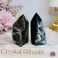 Set of 2 Sphalerite Towers 6cm