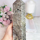Large Sphalerite Druzy Tower 22cm