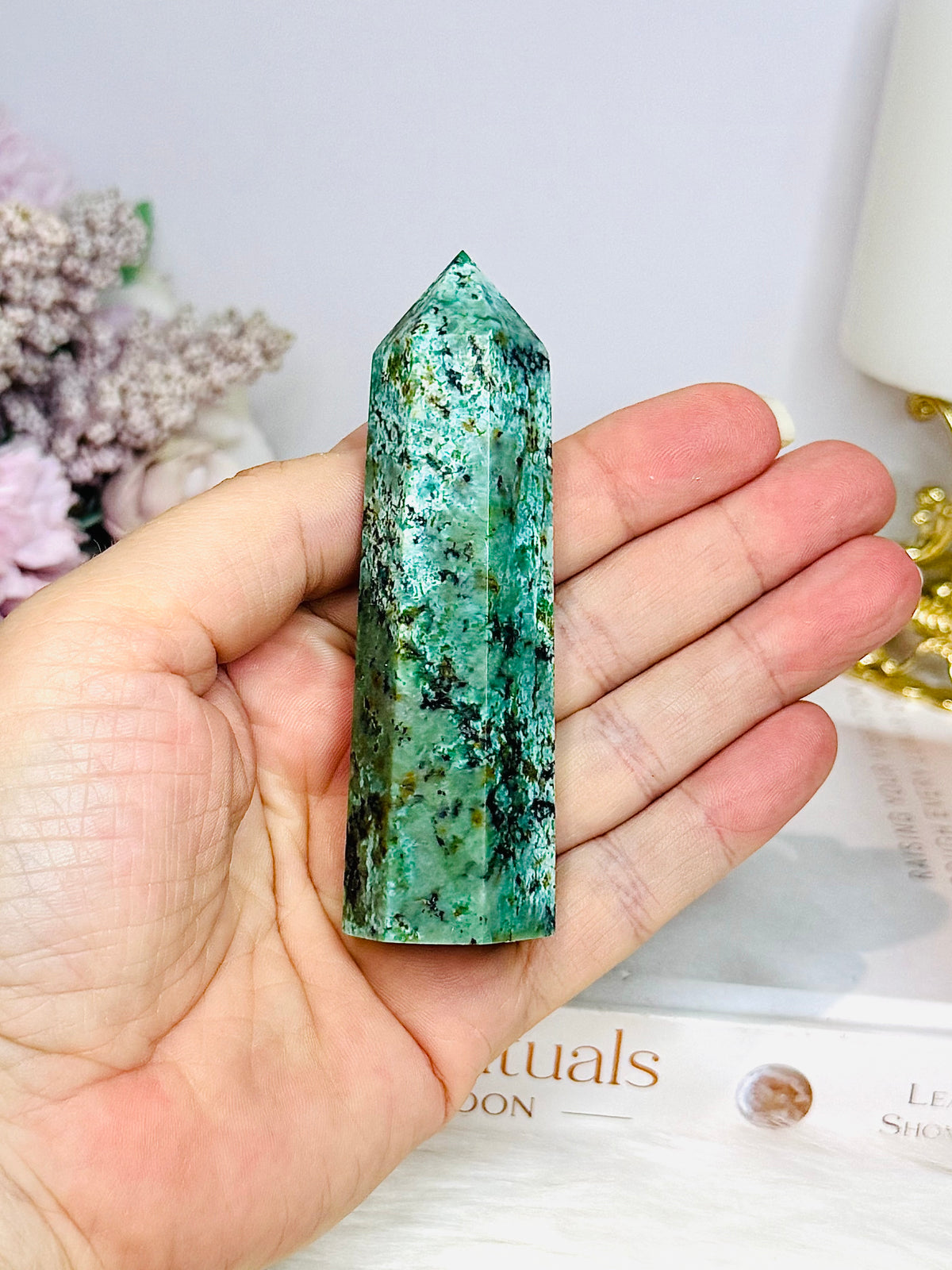 African Turquoise Tower 9cm