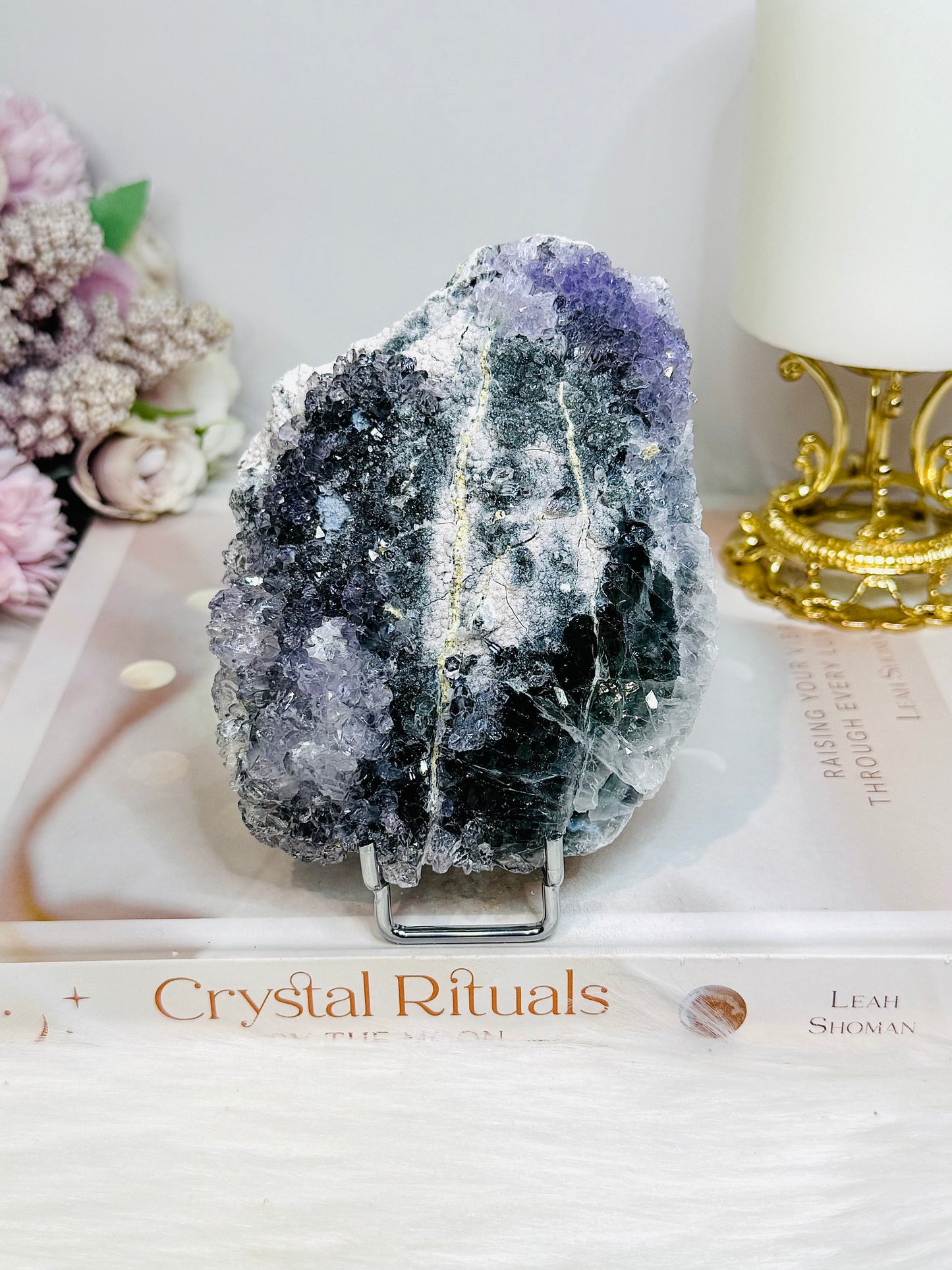 Natural Zeolite Slab on Stand 11.5cm