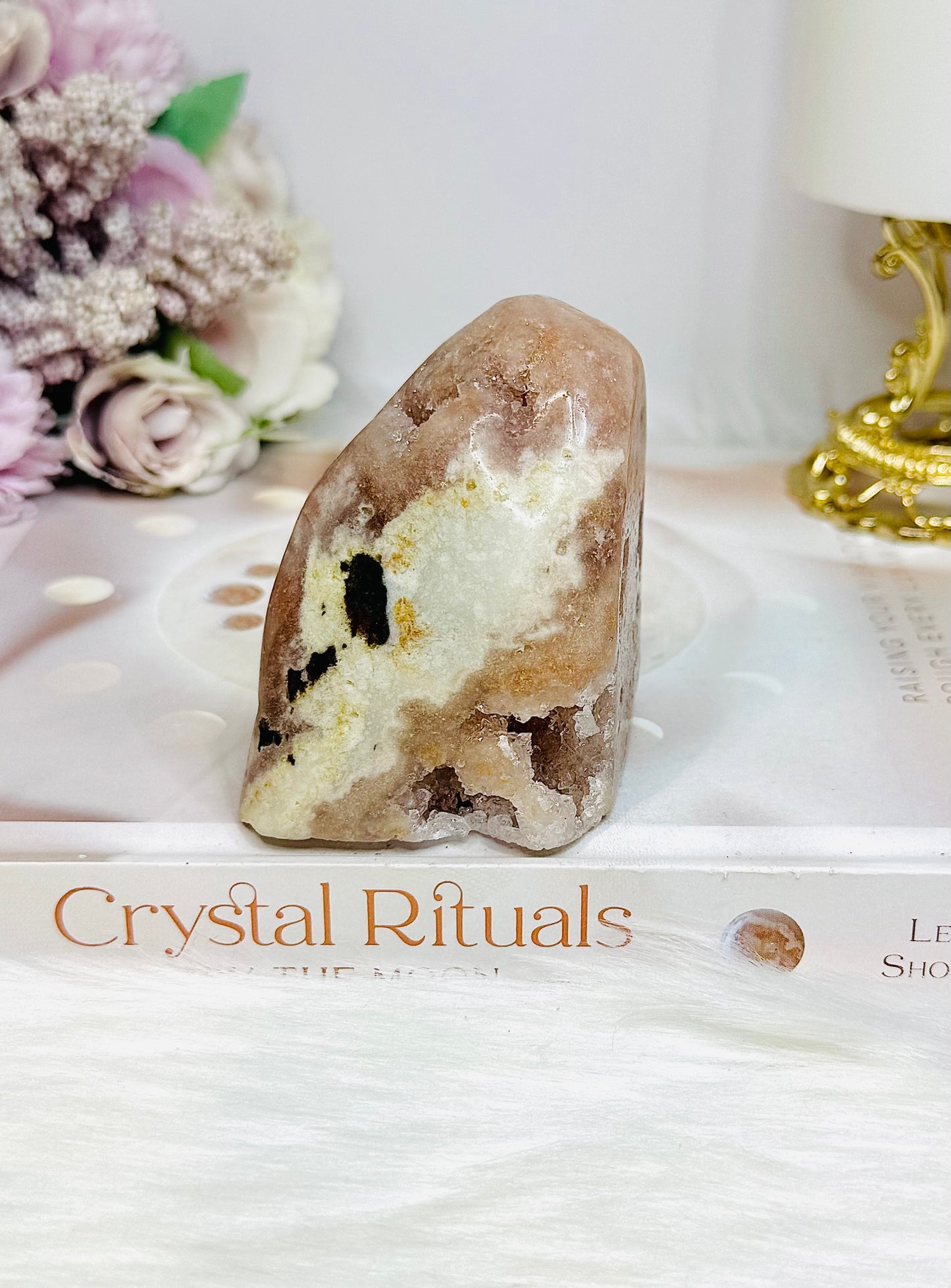 Pink Amethyst Druzy Freeform 7.5cm 299g