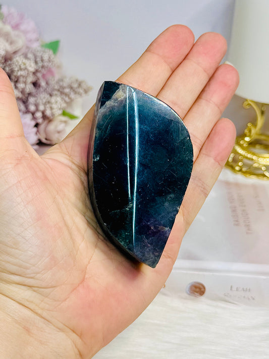 Chunky Fluorite Freeform | Leaf 8cm