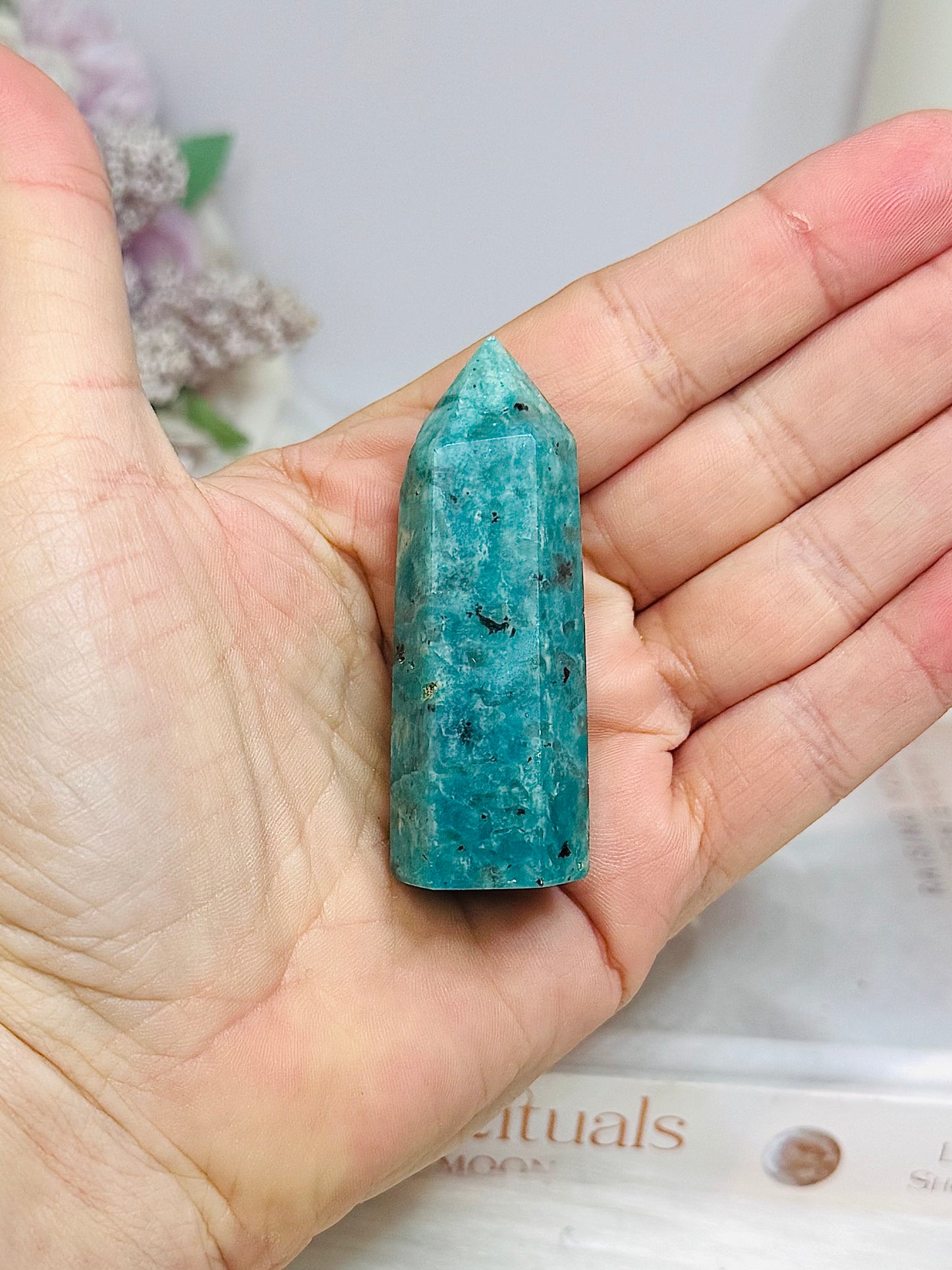 Smokey Amazonite Tower 7cm