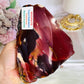 Natural Mookaite Jasper Slab on Stand 15cm